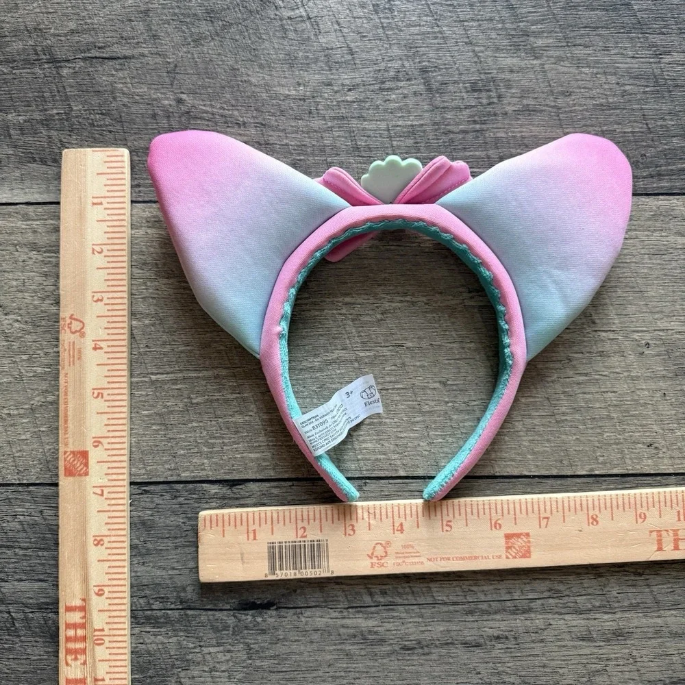 Fiesta Great Wolf Lodge Glam Ears Mermaid Purple Bow & SeaShell GWL White Pearls
